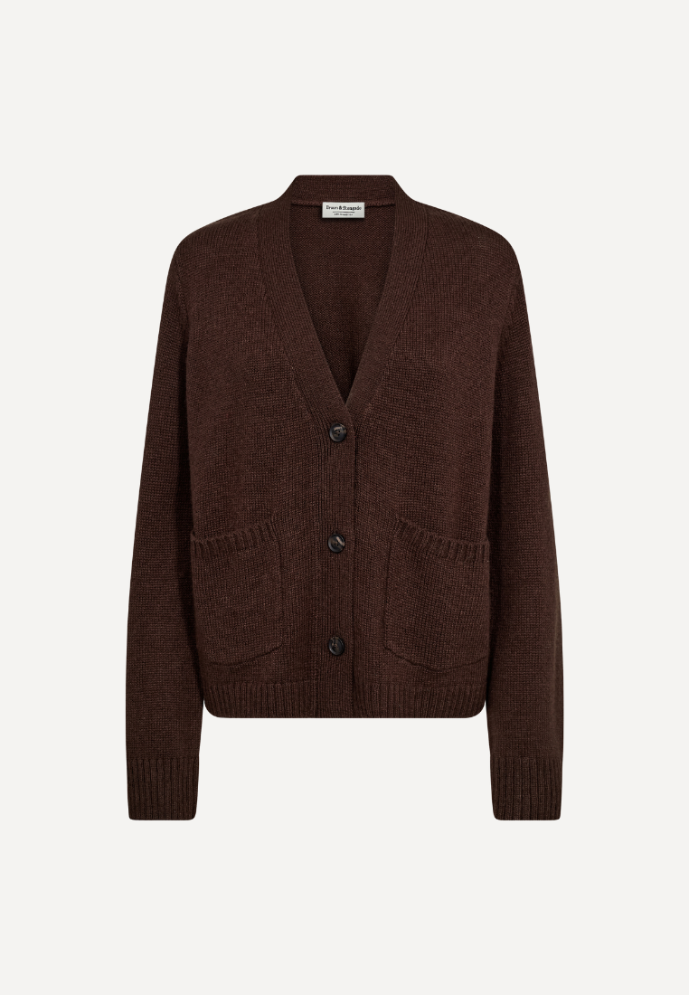 BS Gretel cardigan - Dark Brown