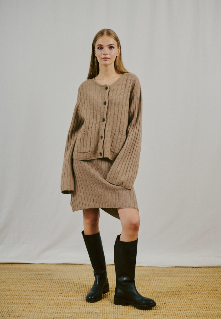 BS Kasimira cardigan - Light Brown