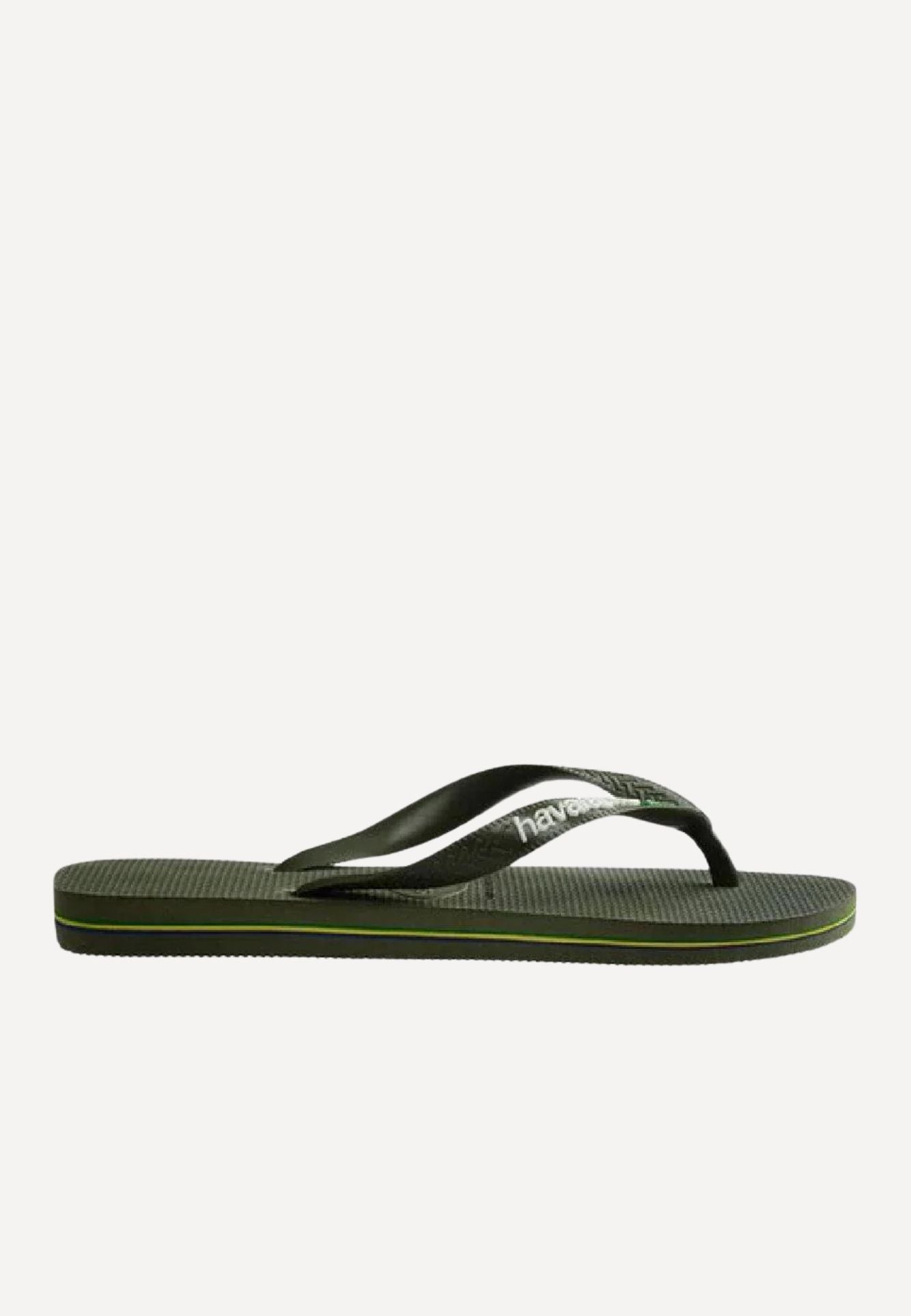 Brasil Logo sandal - Green Olive