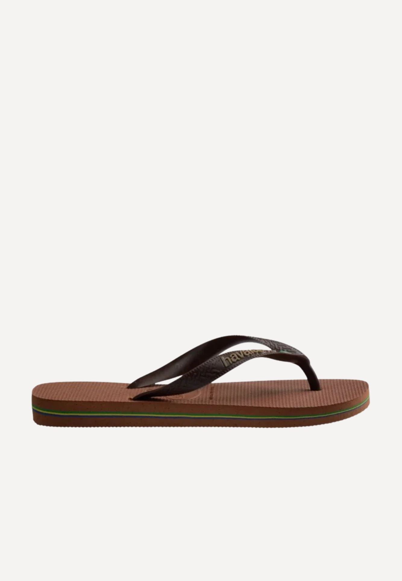 Brasil Logo sandal - Rose/Coffee