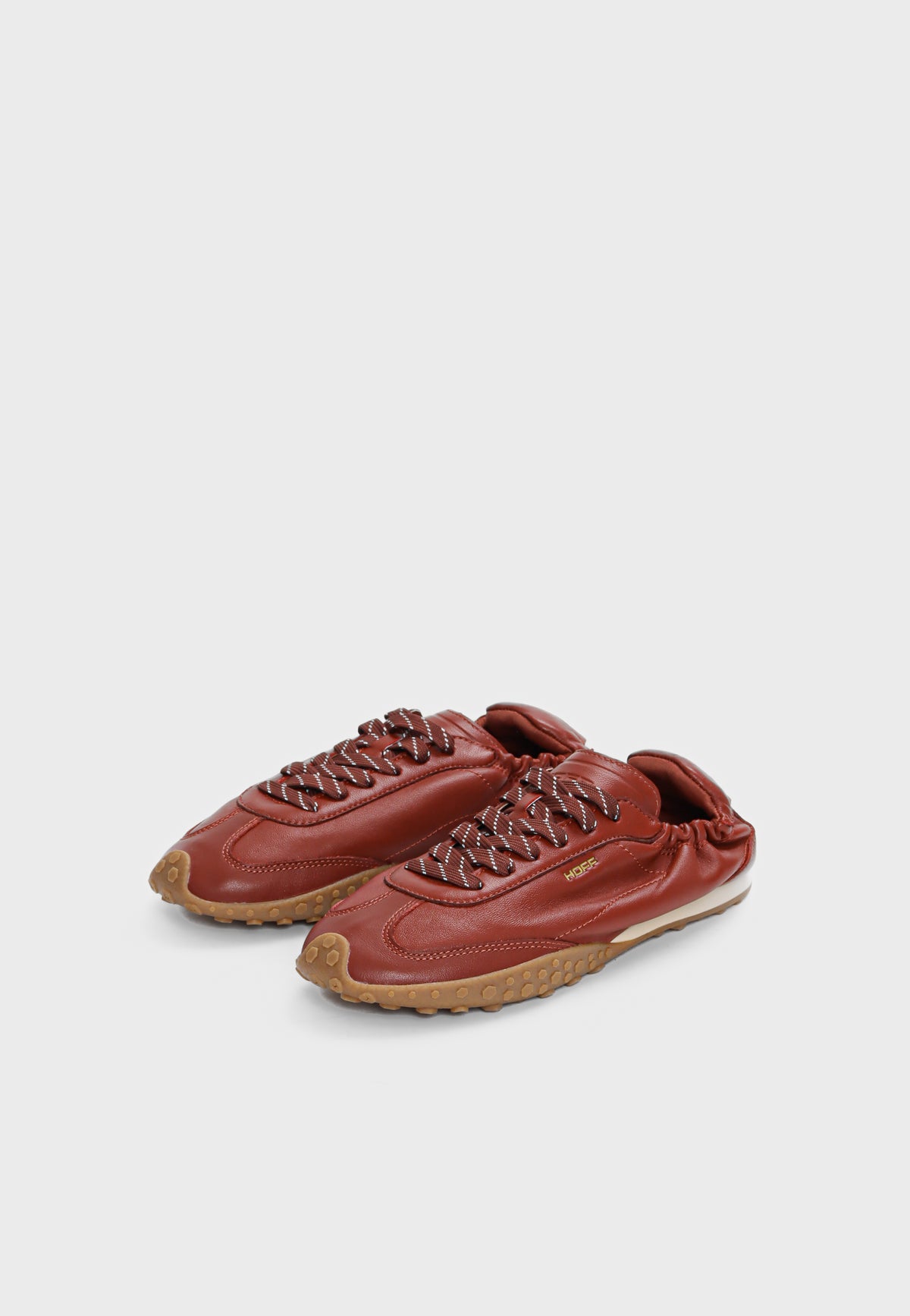 Bridge Nappa sneaker - Clay