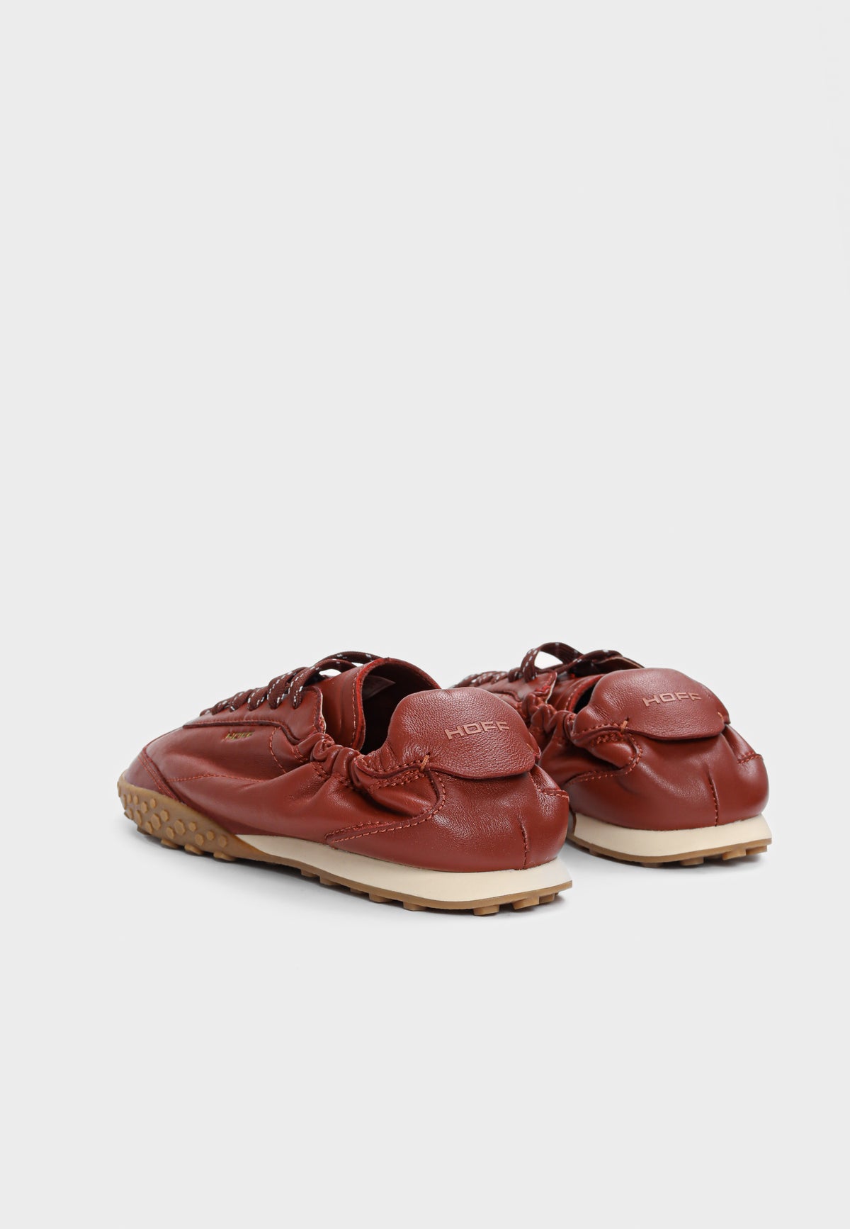 Bridge Nappa sneaker - Clay