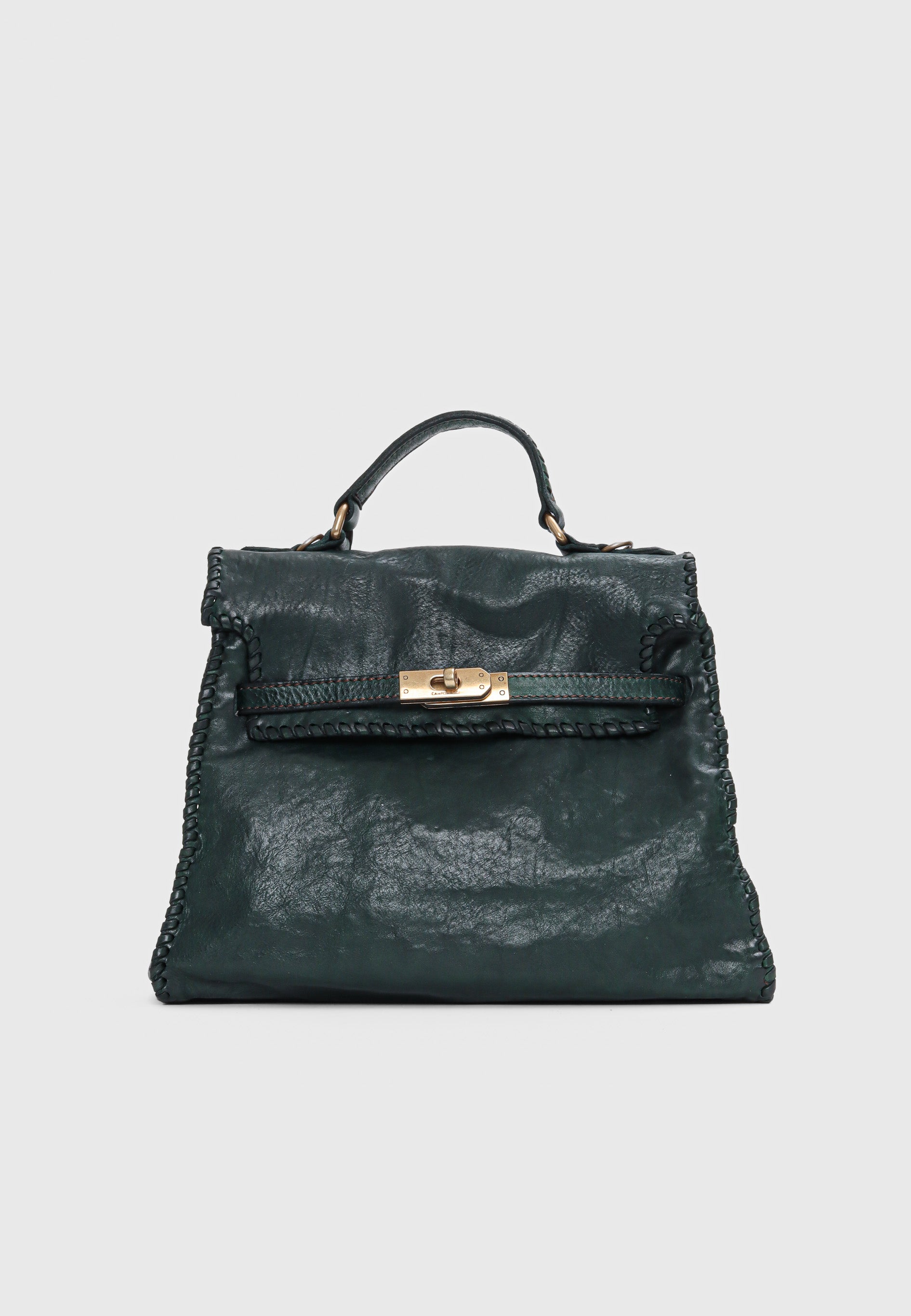 C043940 Ginevra L taske - Green Bottle
