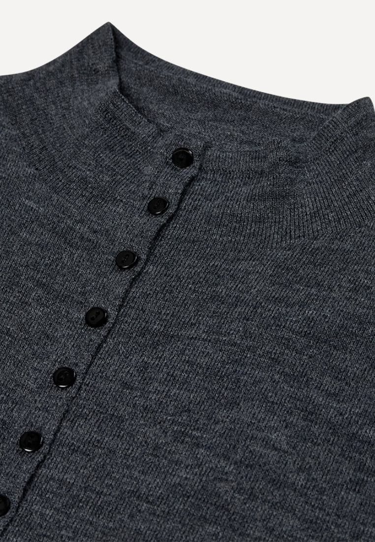 CMKenna cardigan - Gray Pinstripe