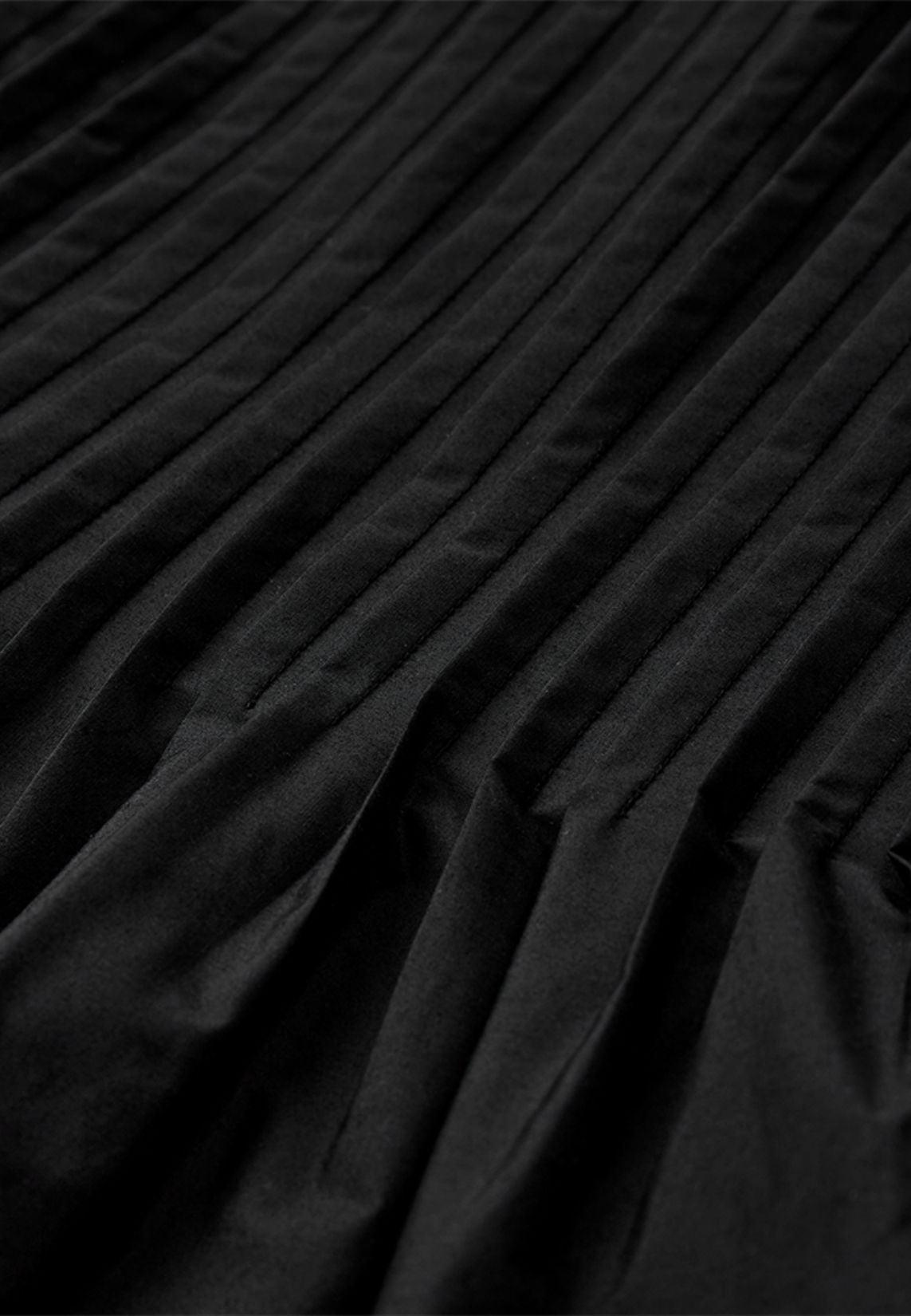 CMPleat bluse - Black