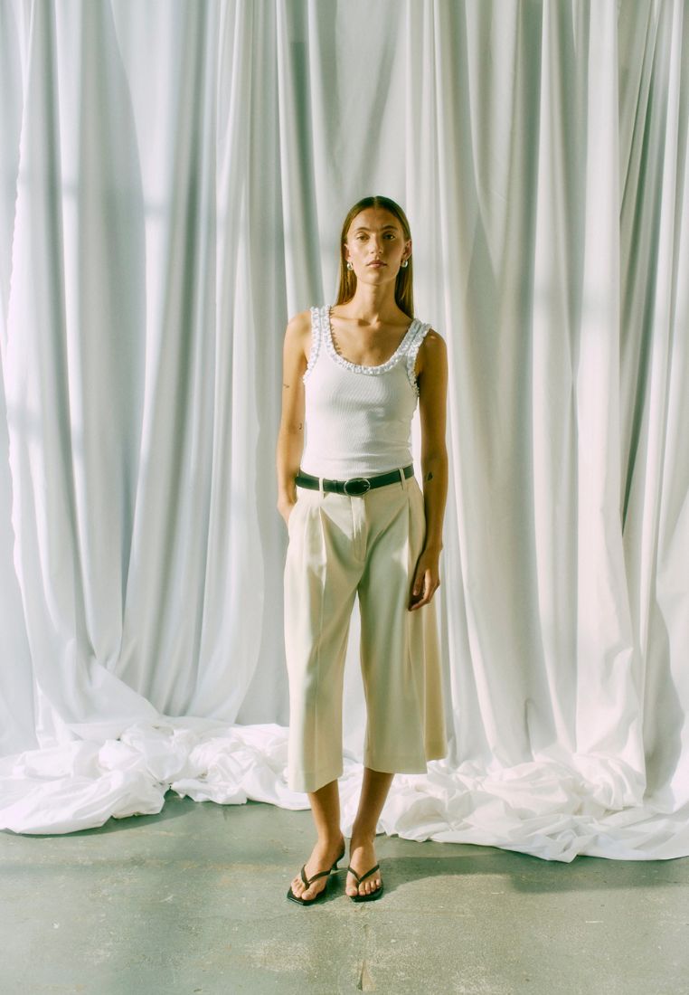 CMTailor Capri bukser - Jet Stream