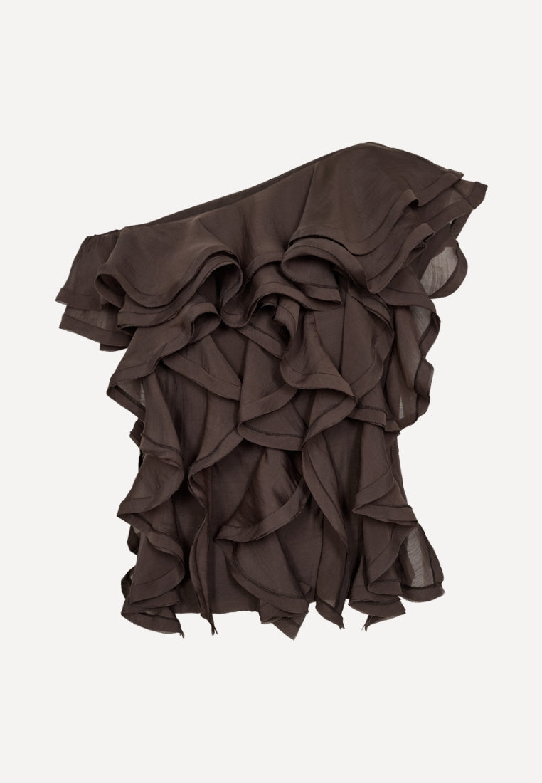 CMTilly bluse - Mulch