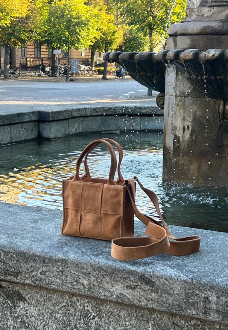 Mini Cervino Vista taske - Camel