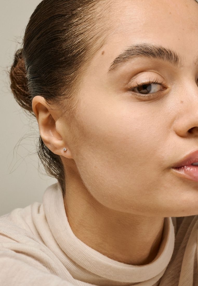 Clara studs ørering - Gold