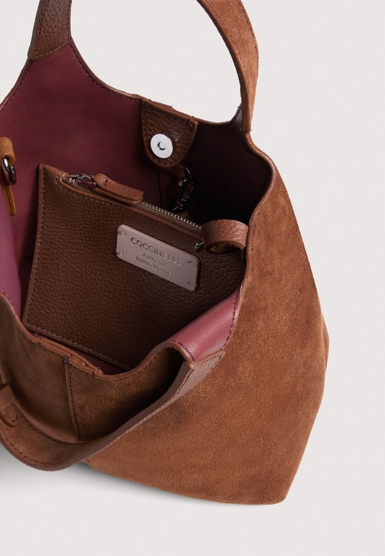 C-Easy Small taske - Cognac Suede