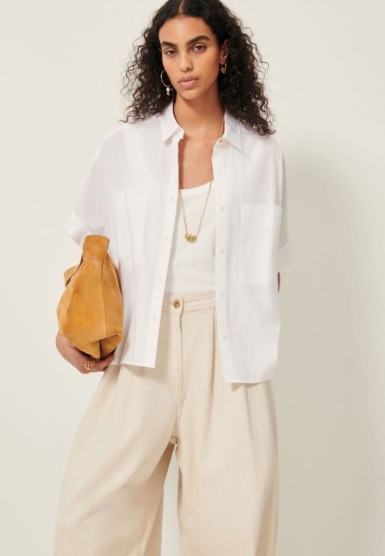 Dellord bluse - Optical White