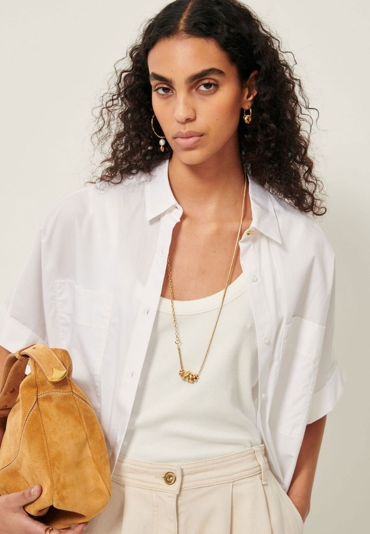 Dellord bluse - Optical White