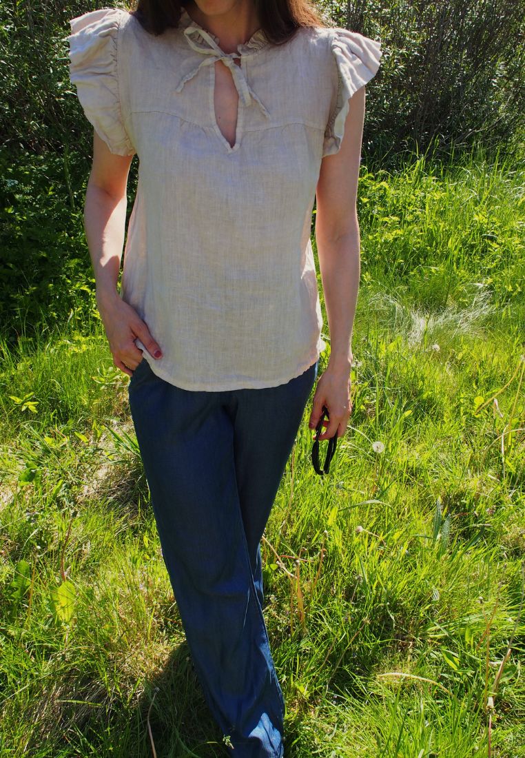 Etta top - Soft Grey