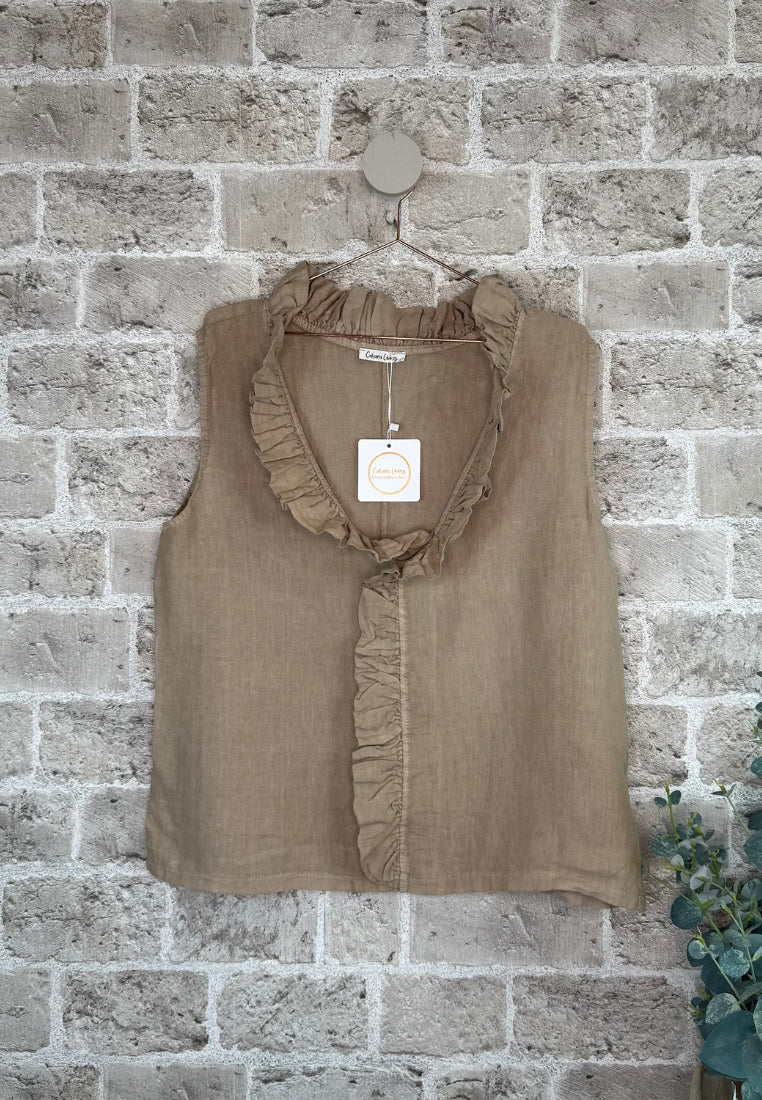 Flurat 9047 bluse - Camello