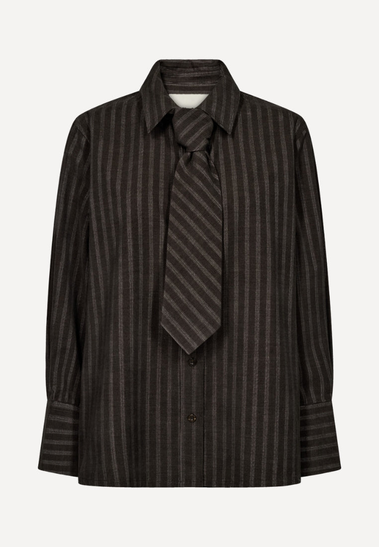 Filippa Essential Mens Tie Cord skjorte - Army