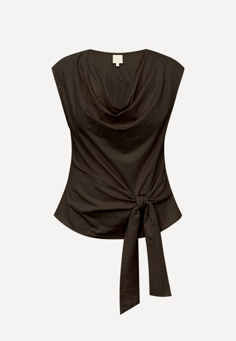 SagaraGO bluse - Coffee