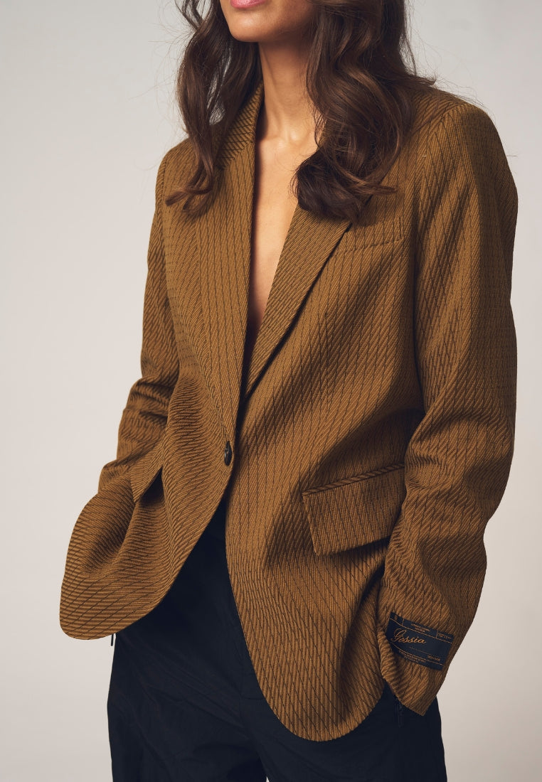 GajaGO blazer - Caramel Checks