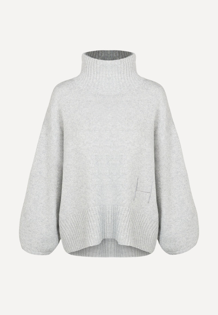 Gianna striktrøje - Grey Melange