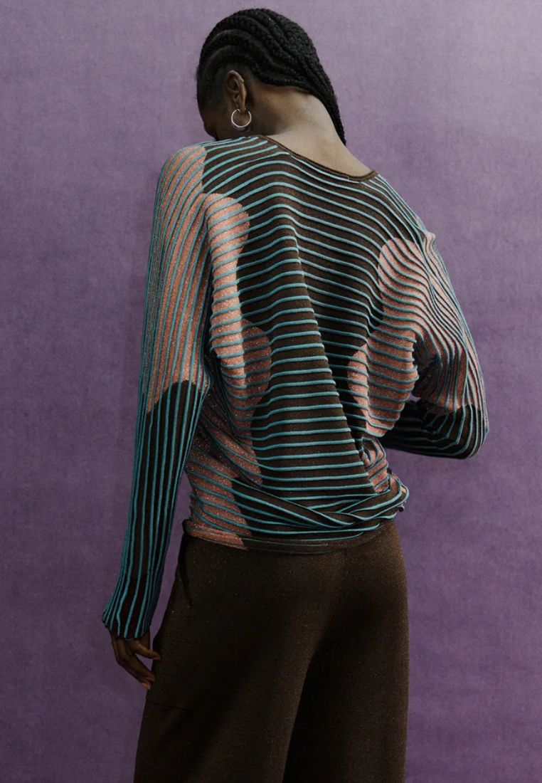 H5WG01 sweater - Blue Boheme