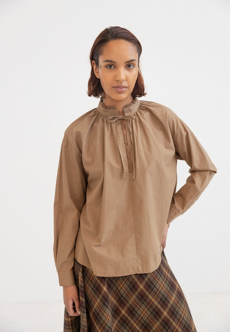 Hrima bluse - Camel