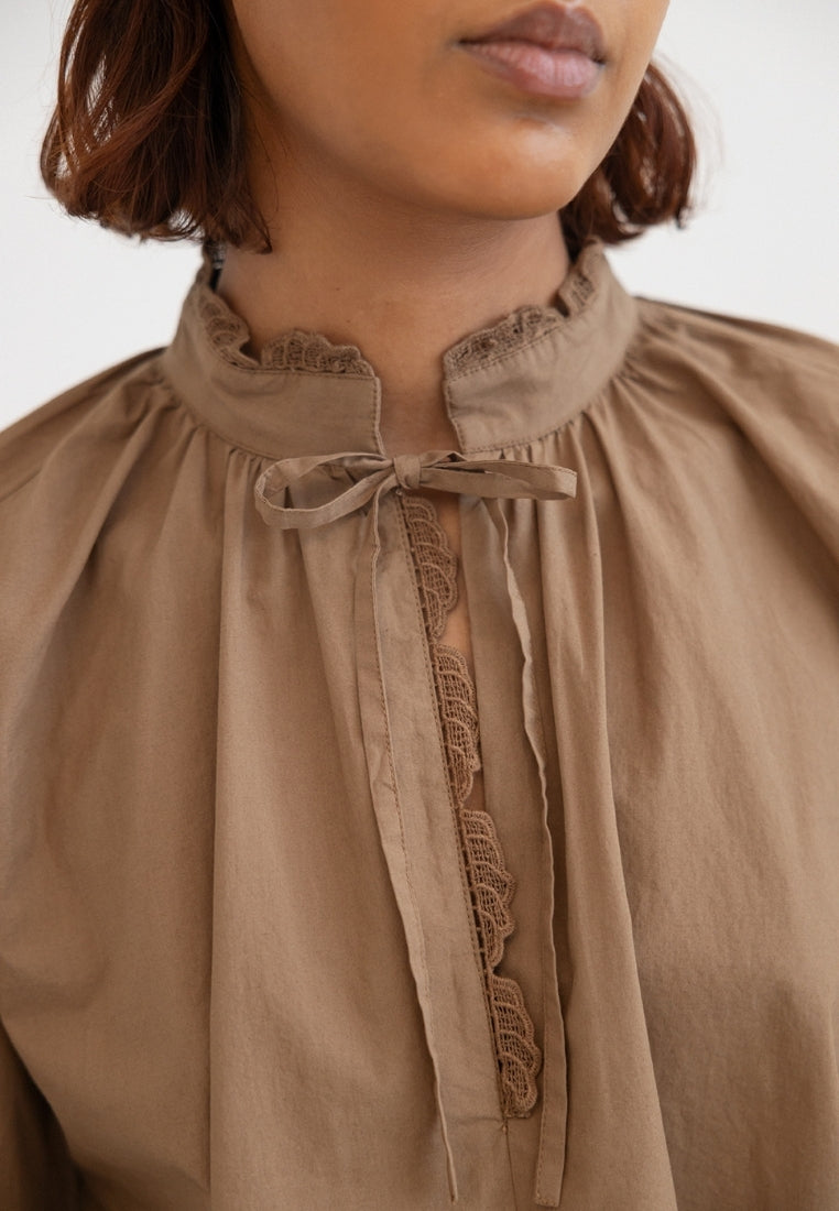 Hrima bluse - Camel