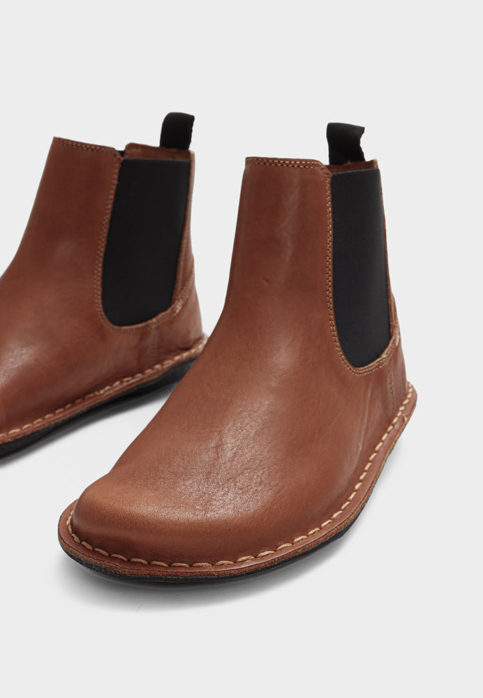 Helsinki støvle - Cognac Brown