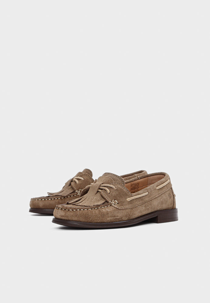The Louise loafer - Taupe Suede
