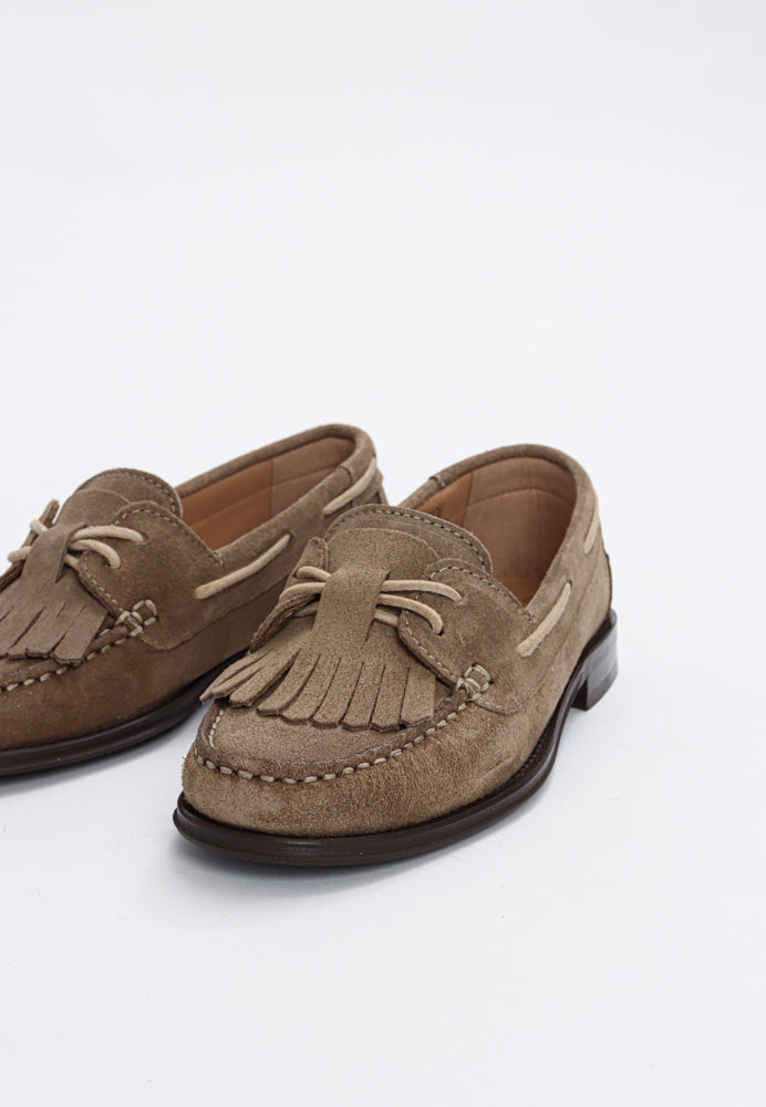 The Louise loafer - Taupe Suede