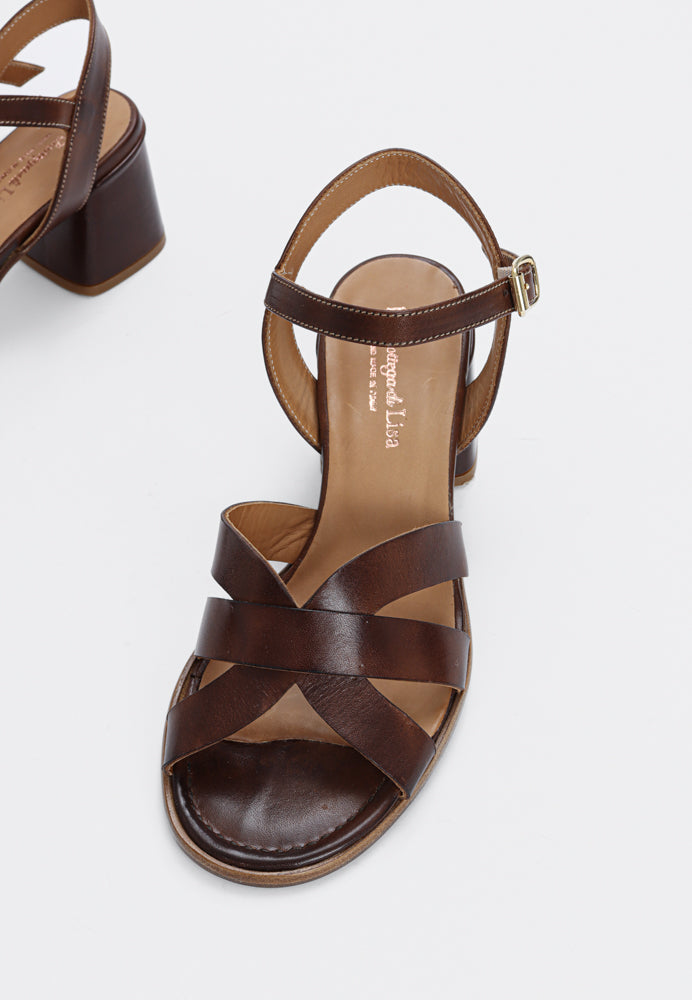 5270 sandal - Castagno