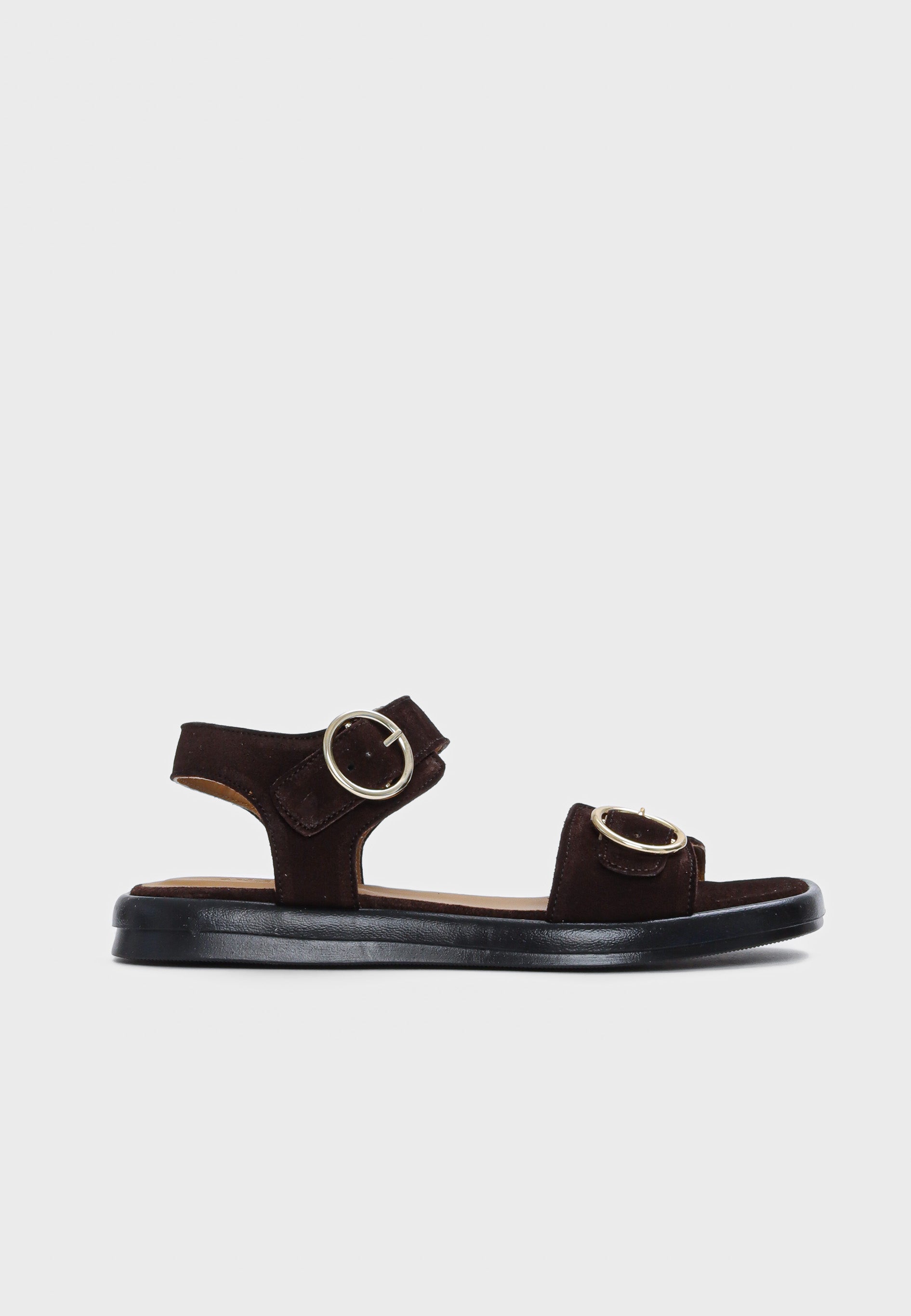 5746-102 sandal - Dark Brown Suede