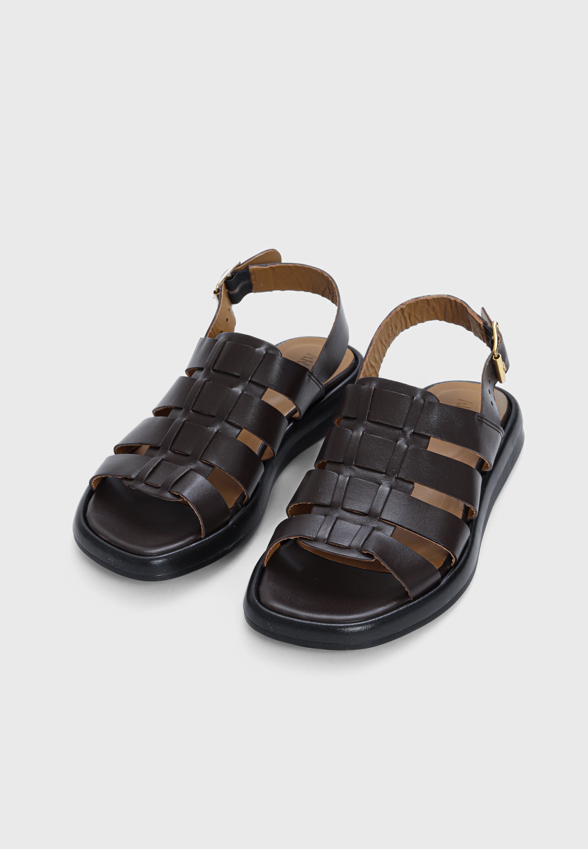5874-101 sandal - Dark Brown