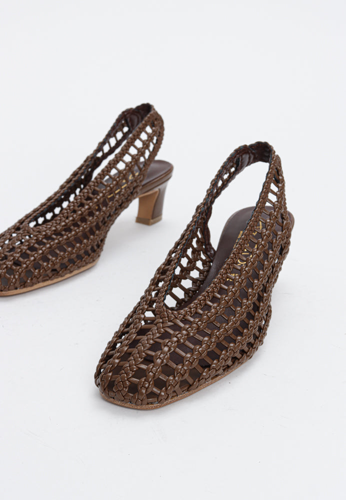 1185 slingback - Choco