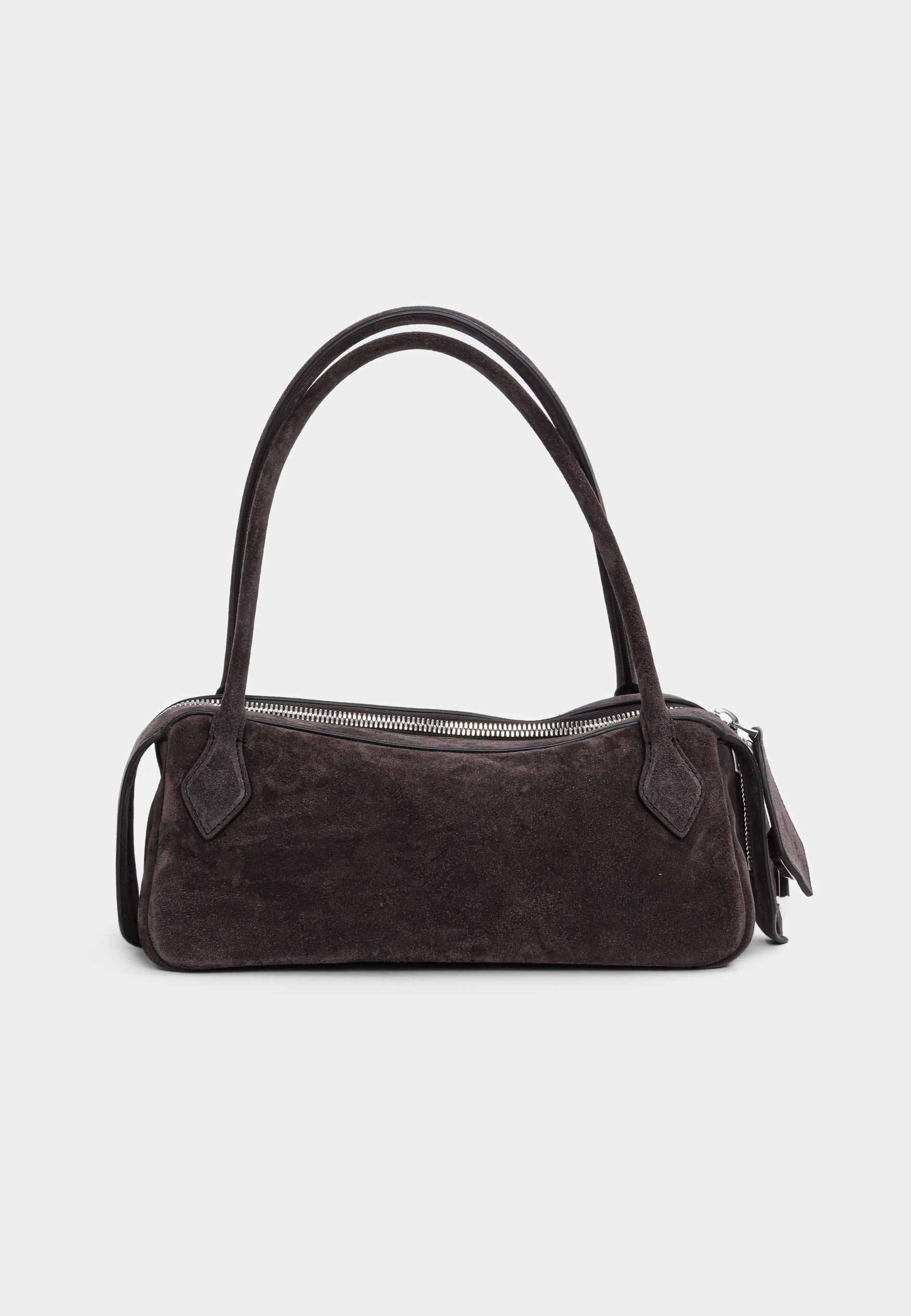Anna taske - Suede Dark Brown
