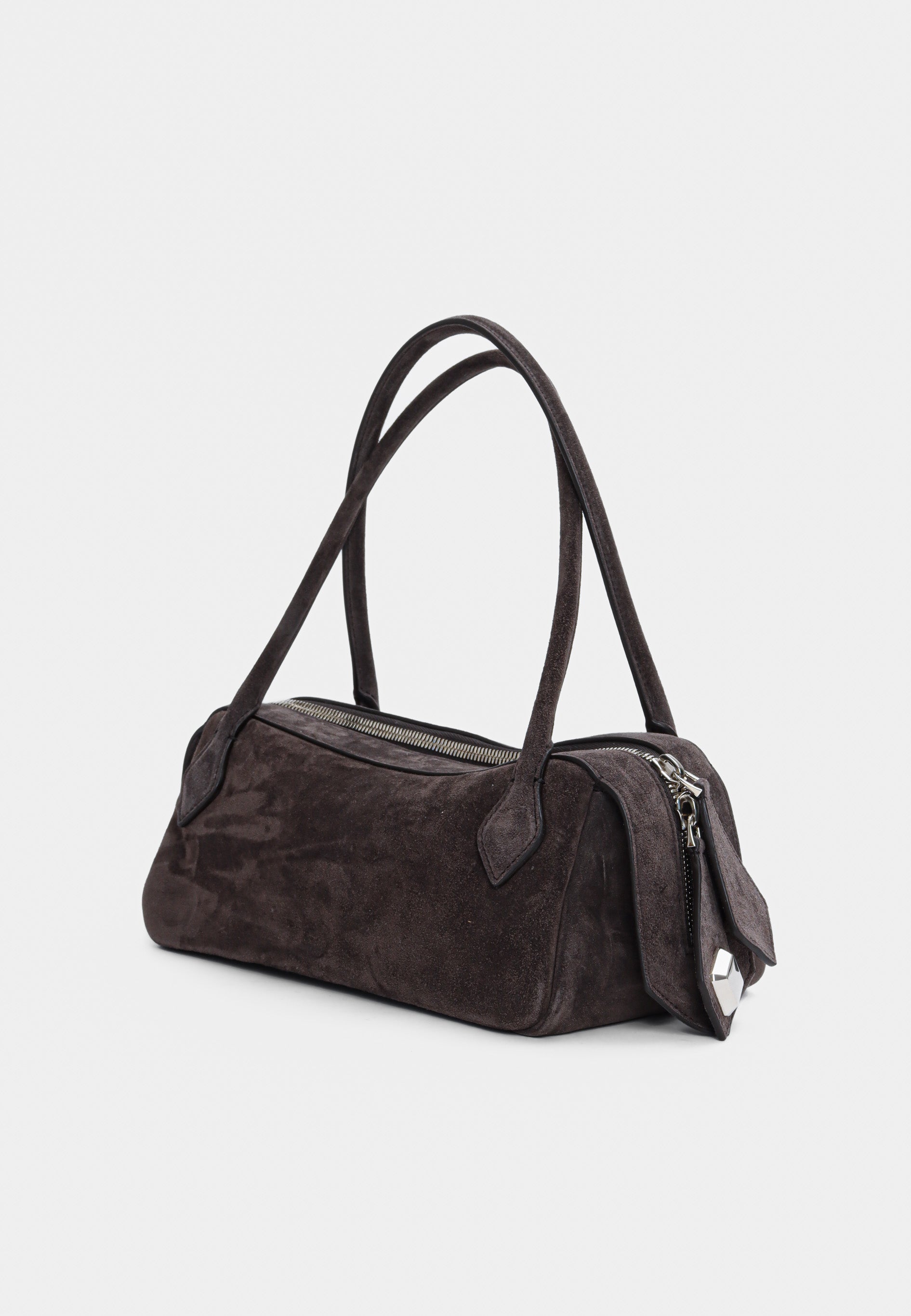 Anna taske - Suede Dark Brown