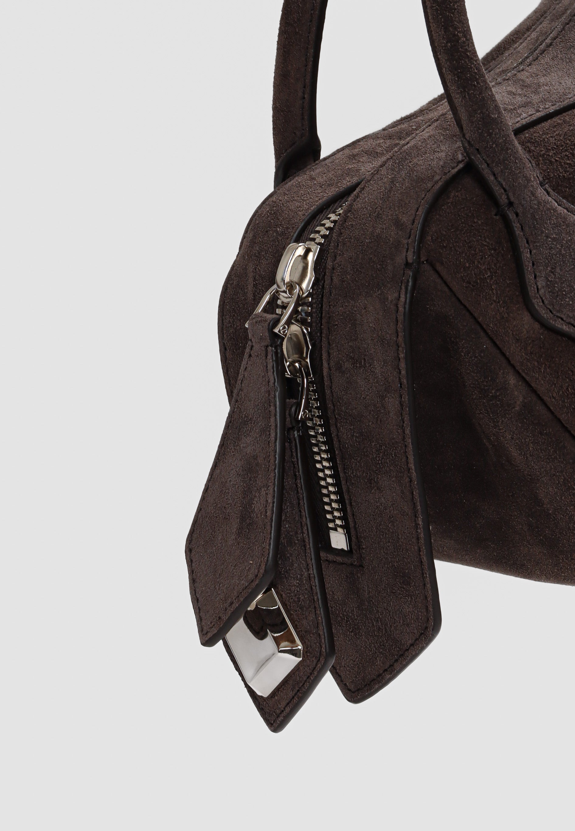 Anna taske - Suede Dark Brown