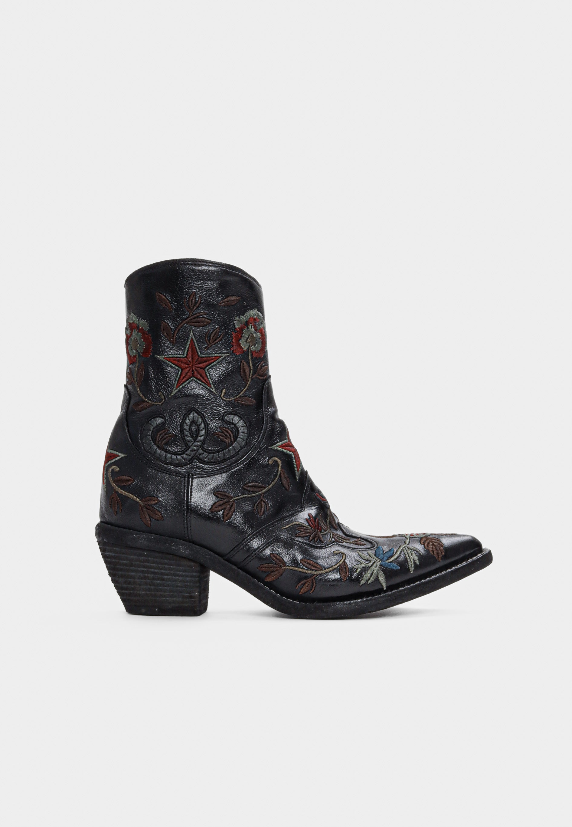3856 støvle - Black Multi