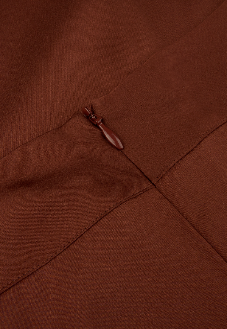 Jada long nederdel - Dark red