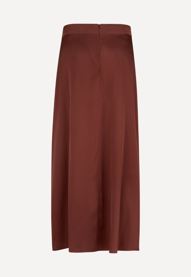 Jada long nederdel - Dark red