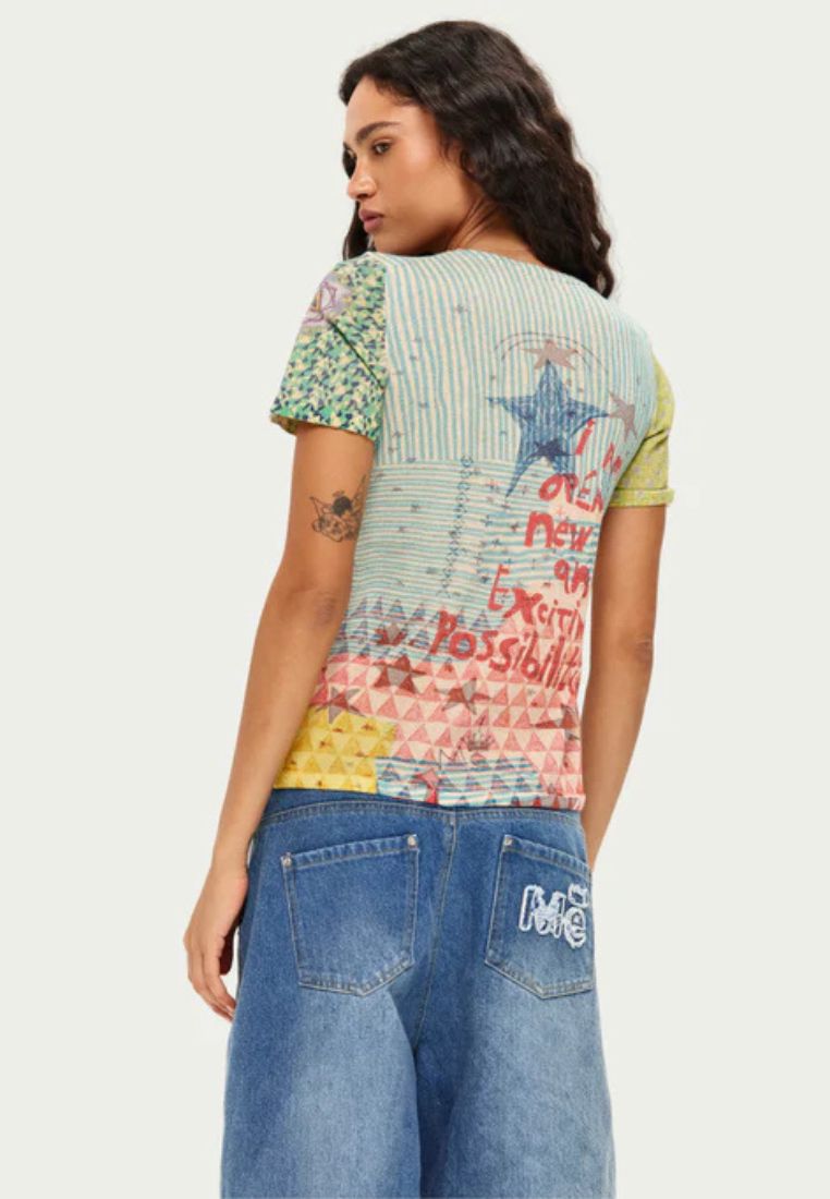 Juno Crew Neck t-shirt - Runic Whisper