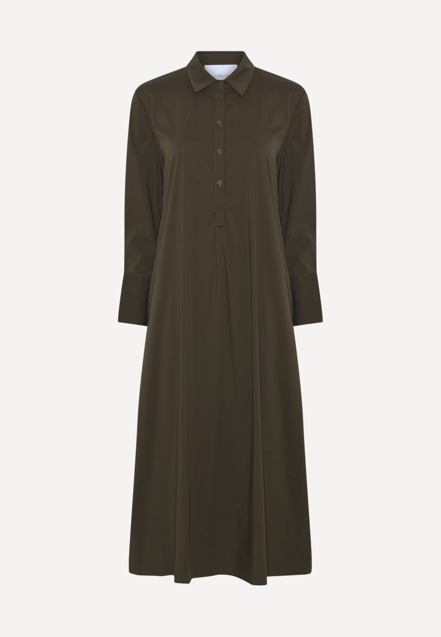 Kamilla Shirt kjole - Army Green