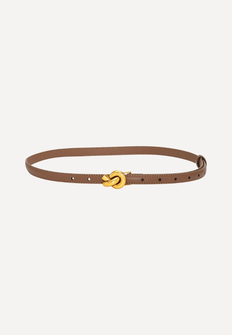 Knot bælte - Light Brown