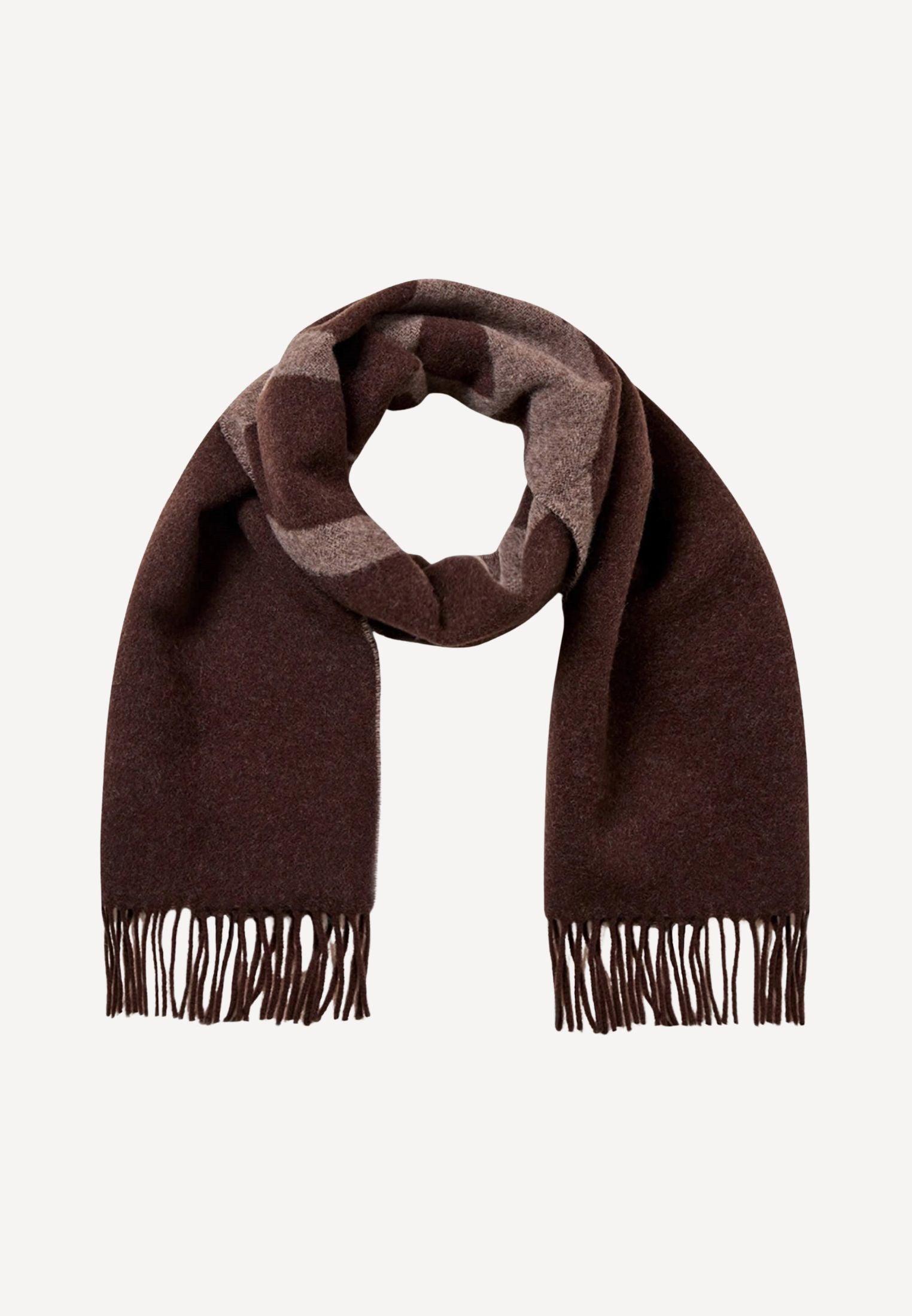 Lala Scarf 4 Wool Mix - Brown