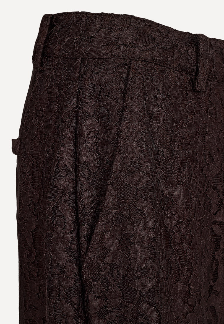 Lara Lace bukser - Expresso Brown