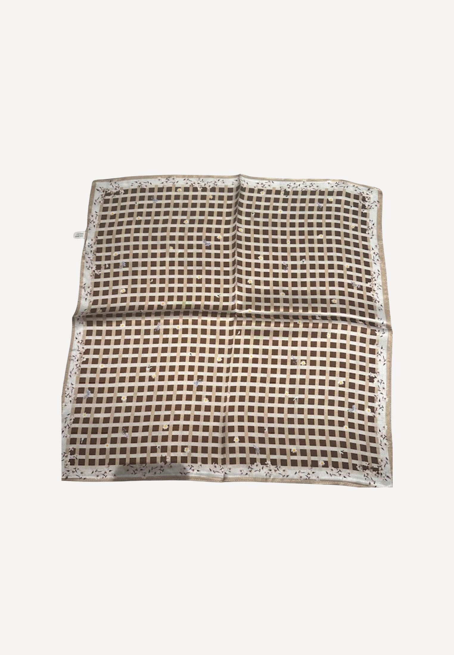 Lela silketørklæde - Brown