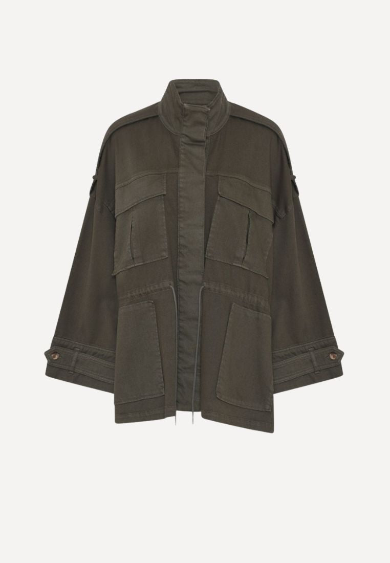 Line jakke - Hunter Green