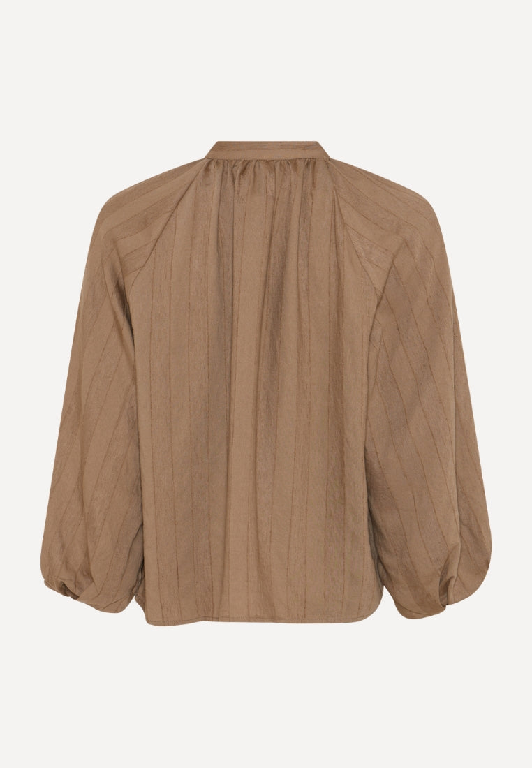Line bluse - Khaki