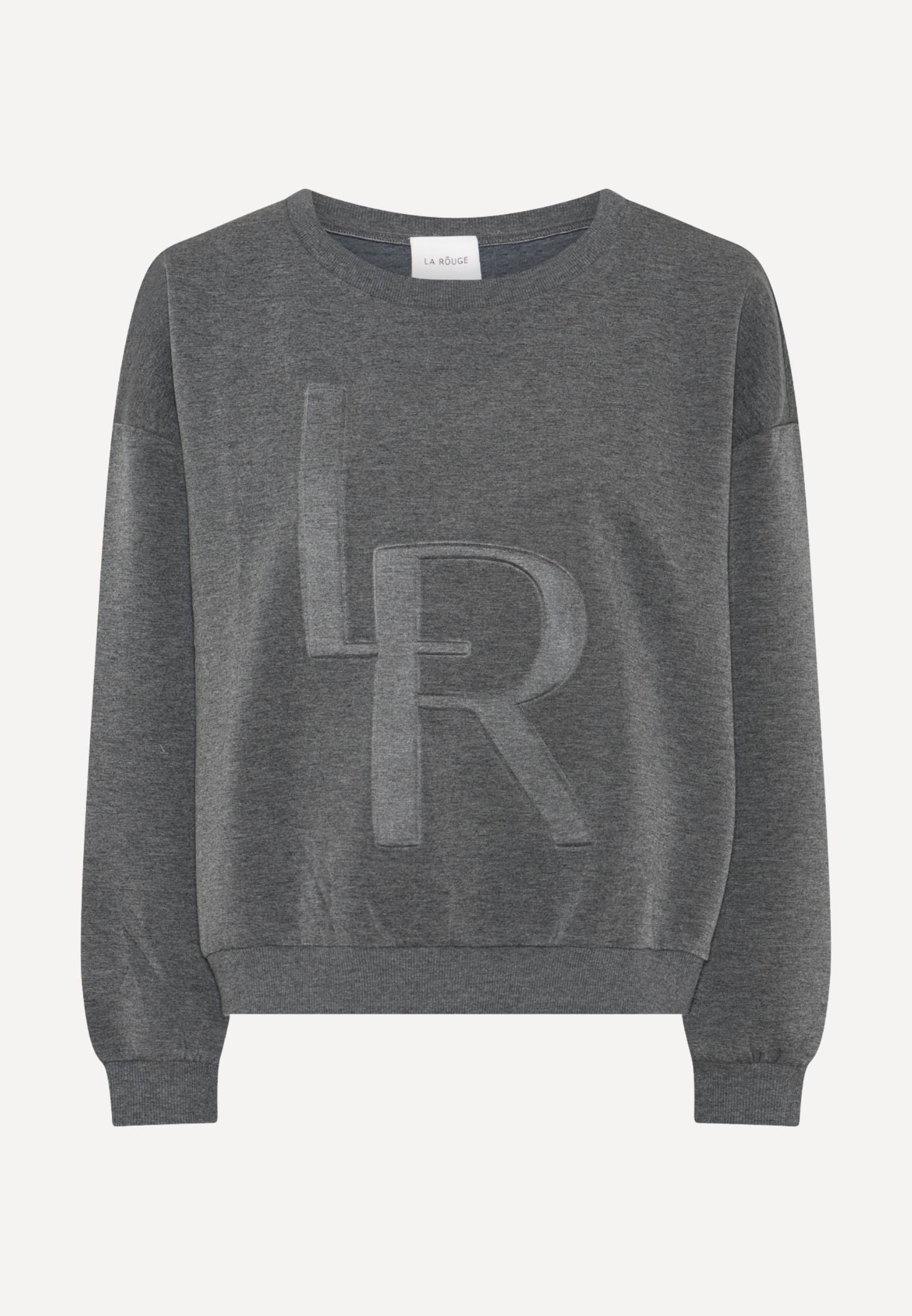 Lone Logo Sweatshirt - Dark Grey Melange