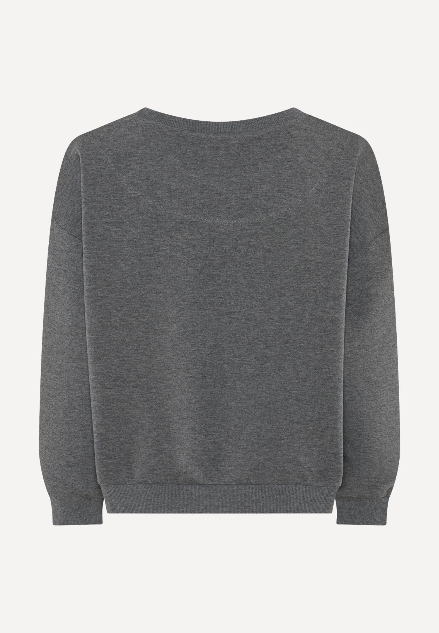 Lone Logo Sweatshirt - Dark Grey Melange