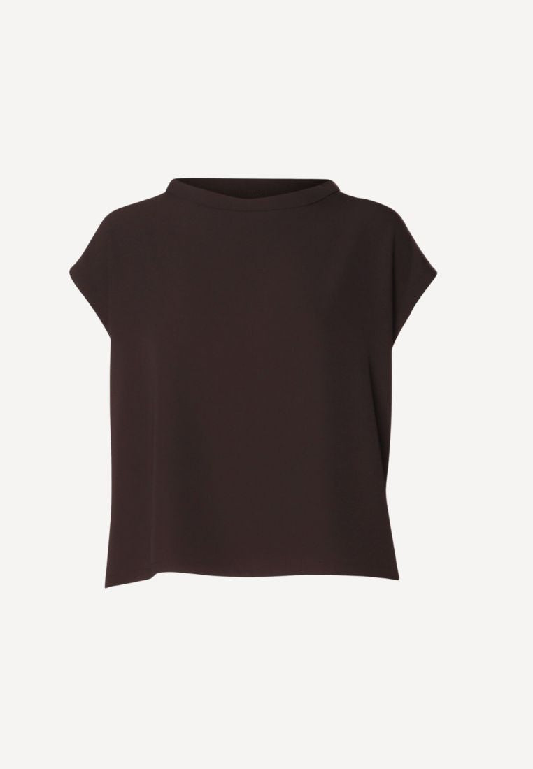 M9990011 bluse - Cioccolato