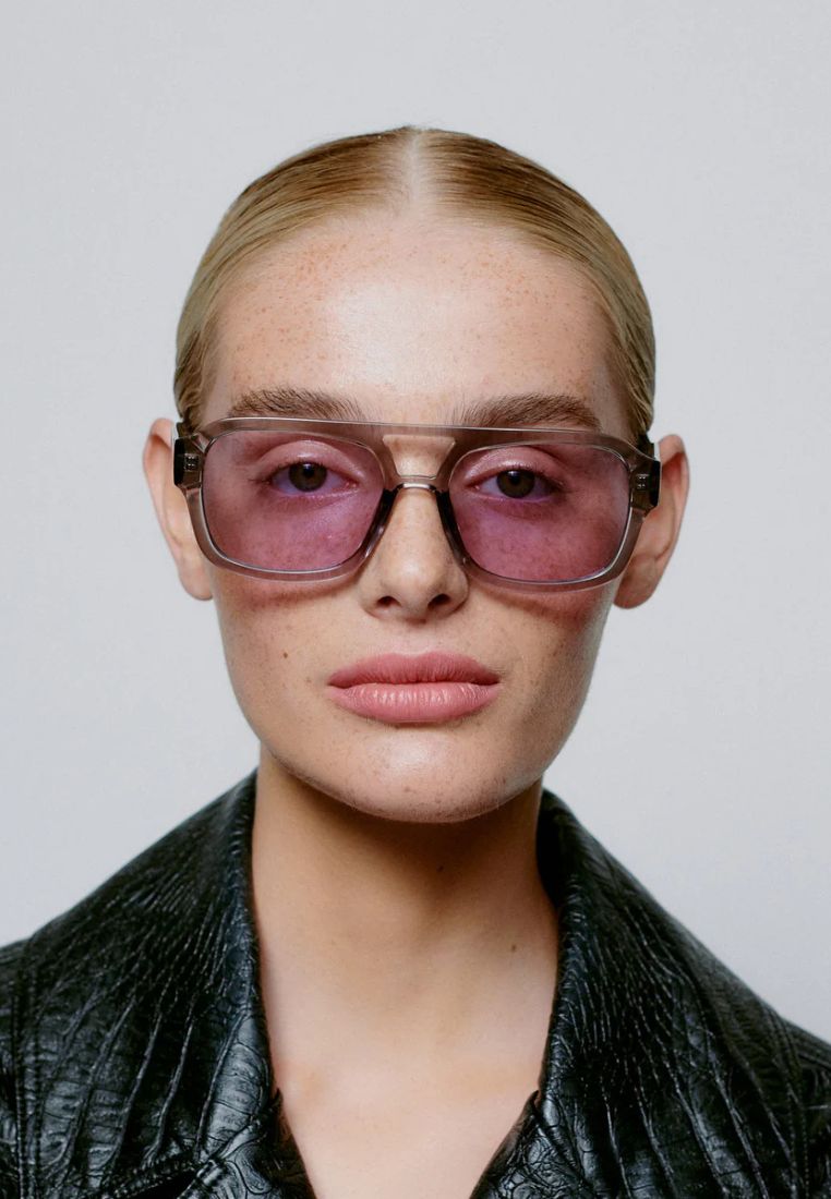 Kaya solbriller - Grey Transparent